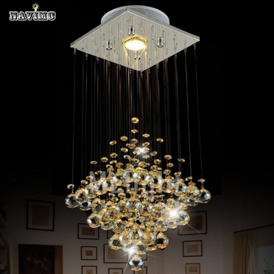modern luxury chandelier lighting fixture hanging cord pendant lamps amber crystal luminaire for entrance way,aisle ,corridor [modern-pendant-light-6446]
