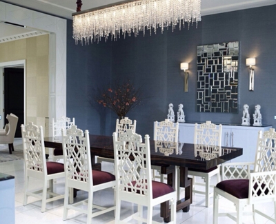 new design rectangular crystal chandelier lighting for dinning room long led light fixtures