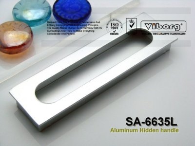 (4 pieces/lot) 128mm VIBORG Aluminium Alloy Drawer Handles& Cabinet Handles &Drawer Pulls & Cabinet Pulls, SA-6635-A-128