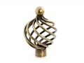 Big Size Round Antique Brass Birdcage Furniture Drawer Pull Handle Cabinet Knobs Iron Material ( D:40MM H:60MM )