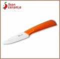 China Ceramic Knives,4 inch 100% Zirconia Ikon Ceramic Fruit Knife.(AJ-4001W-CO)