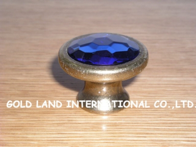 D38xH27mm Free shipping crystal glass bronze-coloured cabinet knob drawer cupboard knob