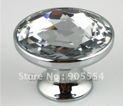D48mmxH38mm crystal+cuprum cabinet door knob [OU Crystal Glass Knobs & Han]