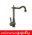 Free New Antique Brass Faucet Kitchen Basin Kink Mixer Tap b628