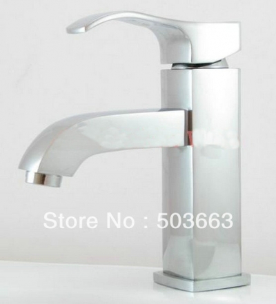 Free shipping cheap brass chrome basin mixer tap faucets b8325 [Bathroom faucet 405|]