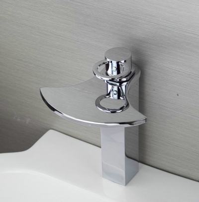 New Bathroom Mixer Tap Chrome Basin Faucet Sink Faucet Vessel Tap Waterfall Faucet L-0212 [Bathroom faucet 715|]