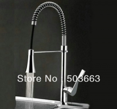 Wholesale New Led Brass Kitchen Faucet Basin Sink Pull Out Spray Single Hang Mixer Tap S-830 [Kitchen Faucet 1680|]