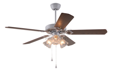 comtemporary ceiling fan with light fixture for children dining house living room pendant lamp 5 stainless blade foyer fans [ceiling-fans-6755]