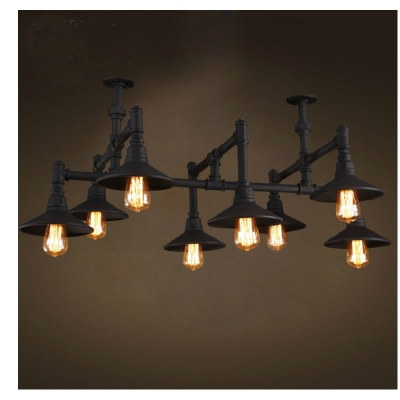large loft vintage retro pulley wrought iron pendant light industrial lamps e27 edison pendant lamp home light fixtures