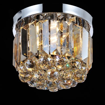 modern led lustre crystal chandelier fir bedroom gold transparent diamond ball lamp lighting fixture for corridor hallway light