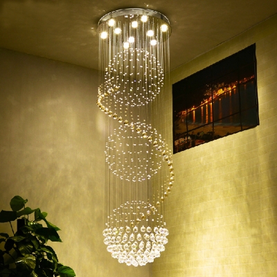 round ball chandelier living room modern crystal chandeliers kitchen led crystal chandelier pendants supermarket hall [chandeliers-2446]