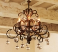 vintage crystal chandeliers 5 lights e12 e14 chandelier light for living room loft lights country style