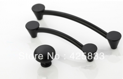 10pcs 96mm Matte Black Pulls Classical Knobs Drawer Handles Top Quality Drawer Knobs Round Kitchen Cabinet Cupboard Closet