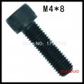 200pc din912 m4 x 8 grade 12.9 alloy steel screw black full thread hexagon hex socket head cap screws