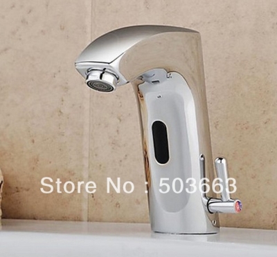 2013 Design Hot And Cold Automatic Hands Touch Free Sensor Faucet Bathroom Sink Tap H-0001 [Automatic Sensor Faucet 176|]
