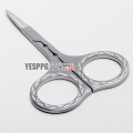 High quality stainless steel eyebrow scissors cosmetic elbow beauty scissors a vibratos
