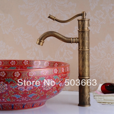Luxury Antique Brass Bathroom Kitchen Basin Sink Faucet Mixer Tap Vanity Faucet L-8963