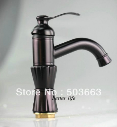 Newly Designed Oil Rubbed Bronze Basin Faucet Bathroom Deck Mounted Mixer Tap Bath Sink Faucet X-005 [Bathroom faucet 547|]