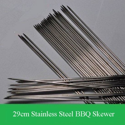 Wholesale Stainless Steel Barbecue Tools Skewer 50pcs/Lot 29CM BBQ Fork 50pcs/Lot