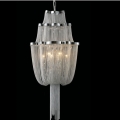 french chain chandelier light fixture long empire chain hanging suspension lustre lamp light