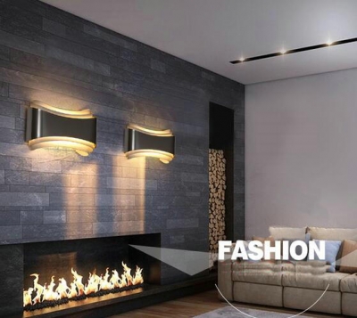 lighting warm white 5w led wall sconce modern simplicity personality bedside bedroom hallway wall lamp energy-saving light