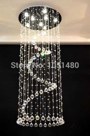 modern ceiling crystal chandelier lamp, round living room light el lighting [modern-crystal-chandelier-5251]