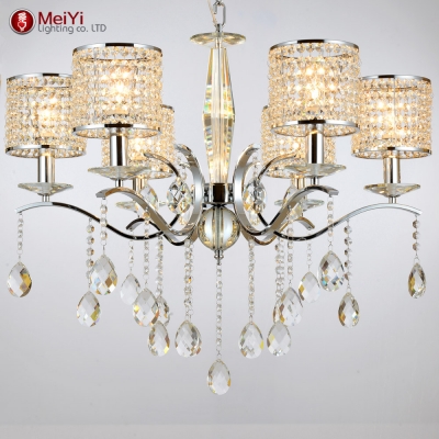 modern crystal chandelier k9 crystal 110~240v crystal chandeliers for living room or bedroom lighting decor lustre para quarto [wrought-iron-chandelier-2560]