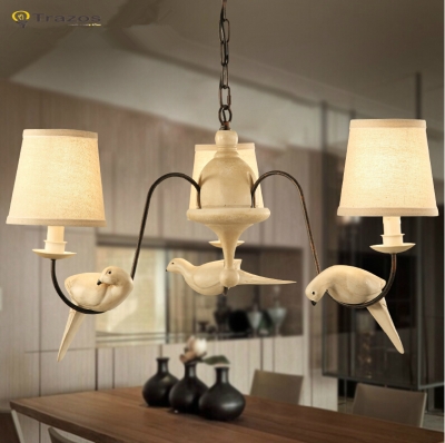 modern pendant light for home decoration living room ceiling lamp luminarias para sala european style iron with lampshade