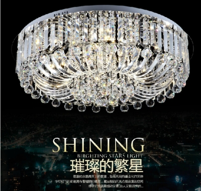 new modern crystal ceiling lights fixtures led lighting for home /el/restaurant dia600*h280mm
