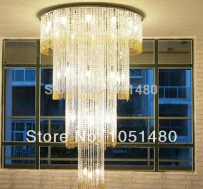 new promotion s modern crystal chandelier ,luxury home lighting dia600*h1500mm [modern-crystal-chandelier-5062]