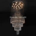 new promotion s round living room light contemporary crystal pendant lights