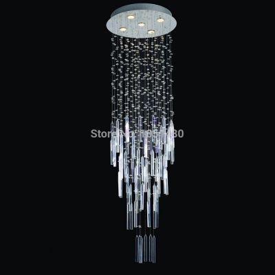 promotion s new contemporary crystal chandelier light dia50*h150cm home decorative lighting