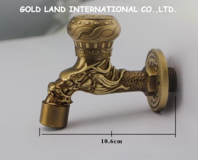 pure brass jointless top quality tap Bathroom water faucet mop tap Free shipping [Old Copper Water Tap and Faucet]