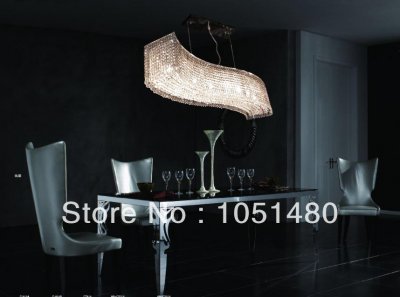 top s clear k9 crystal pendant lamps lustre modern kitchen chandelier light [crystal-pendant-light-4853]