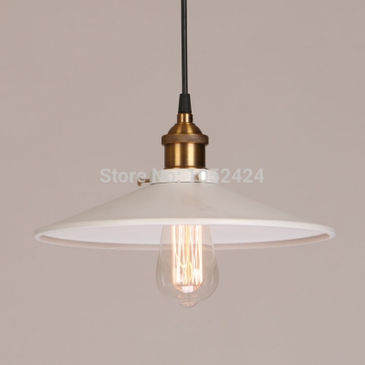 vintage pendant light , white or black painting suit for dinning and study room cafe bar [ceiling-lights-4092]