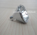 20 PCS/ LOT 25 MM SPARKLING CLEAR CRYSTAL KNOBS WITH ZINC CHORME SMALL BASE