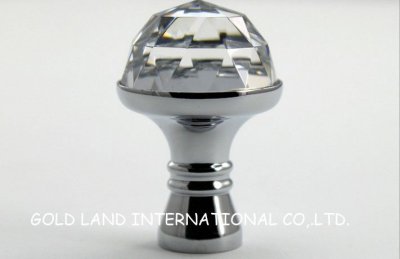 D20xH31mm Free shipping pure brass top quality K9 crystal glass knob/Cuprum base furniture cabinet knob [Others 54|]