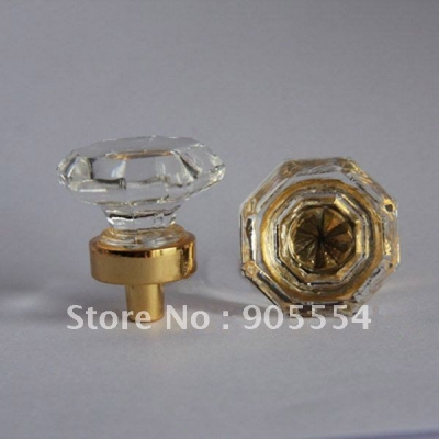 D27mmxH30mm Free shipping crystal furniture cabinet knob [YJ Crystal Glass Knobs 132|]