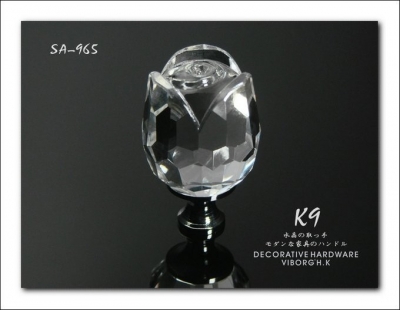 Free Shipping (50 PCs) 25mm VIBORG K9 Glass Crystal Knobs Drawer Pulls& Cabinet Handles&Cupboard Handles&Drawer Knobs, SA-965
