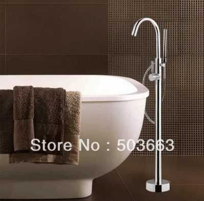 Modern Free Standing Bathtub Faucet and Shower Mixer b8831