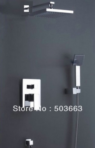 Wholesale Luxury Set Faucet Mixer Tap Chrome Rain Bathroom S-628