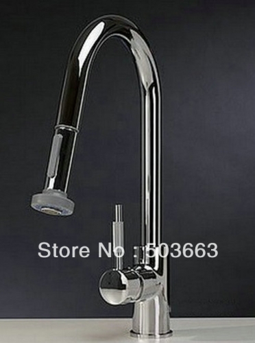 Wholesale Spray 1000mm Kitchen Brass Faucet Basin Sink Pull Out Spray Mixer Tap S-738