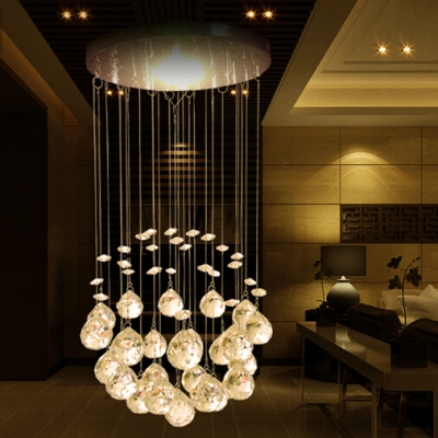 modern chandeliers,crystal pendant lamp first-level k9 crystal chandelier for living room (5w led bulb is available) 5 models