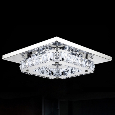 modern led ceiling lights ceiling lamp flush mount crystal light 90-265v surface mounted hallway bed room light