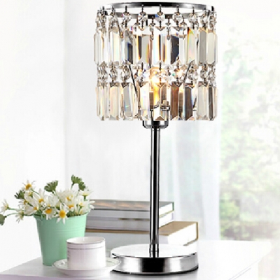 new arrival dia200*h460mm modern item k9 crystal light home desk lamp [crystal-table-lamp-4892]