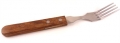 rosewood 3 pcs BBQ tool set Stainless Steel kitchenware fork steak fork