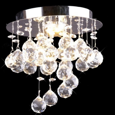 small crystal chandelier 110v/220v 1 gu10 light dia 20cm,height 25cm [crystal-chandelier-6222]