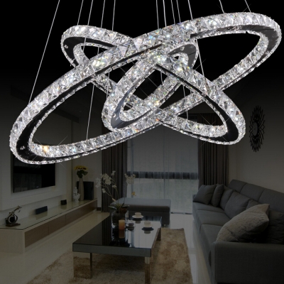 super sized ! large modern led crystal chandelier light fixtures (d120cm+90cm+60cm) ,used in living room,+ !
