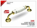 (4 pieces/lot) 128mm Luxury VIBORG Ceramic+Zinc Alloy Drawer Handles & Cabinet Handles &Drawer Pulls & Cabinet Pulls, TK-42150