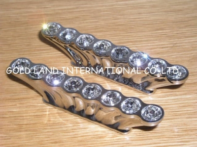 32mm Free shipping zinc alloy crystal glass furniture handle cabinet handle&drawer handle